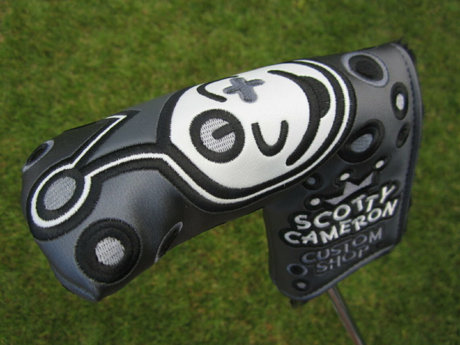 scotty cameron custom shop grey industrial jackpot johnny blade putter golf headcover