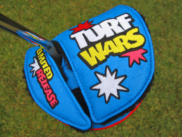 scotty cameron custom shop limited release turf wars mid round mallet putter golf headcover