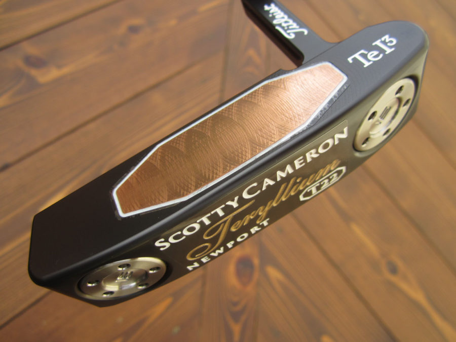 scotty cameron limited edition t22 newport terylium putter golf club