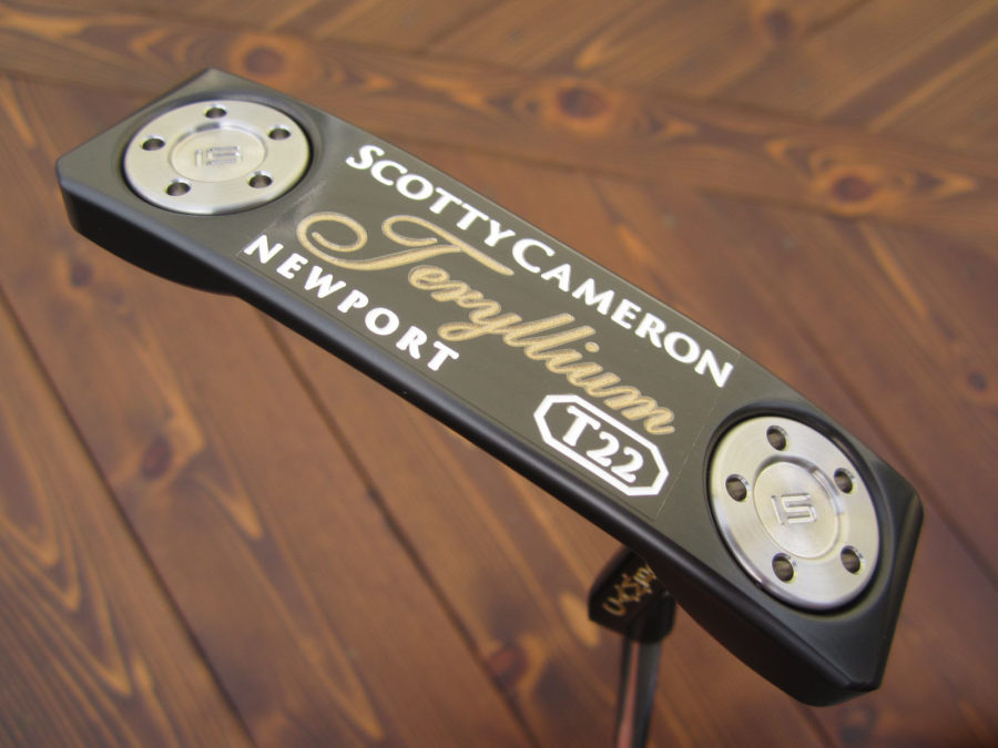scotty cameron limited edition t22 newport terylium putter golf club