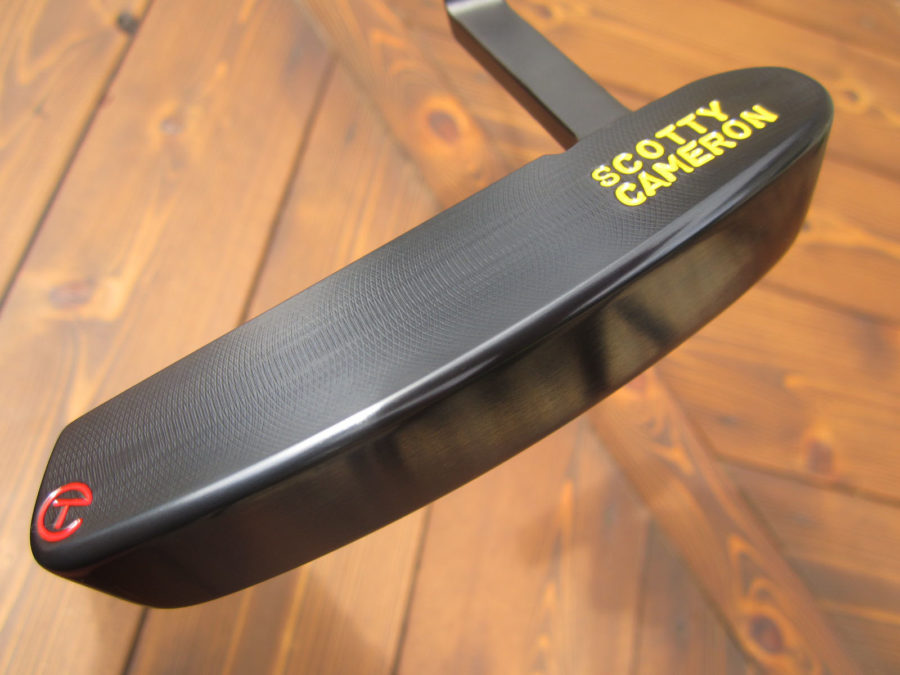 scotty cameron tour only 3x black carbon newport hand stamped circle t 350g naked putter golf club