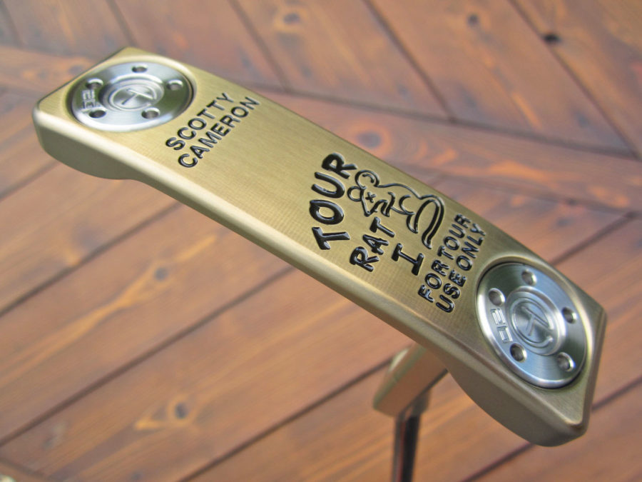 scotty cameron tour putter masterful tour rat chromatic bronze circle t with top line and black shaft