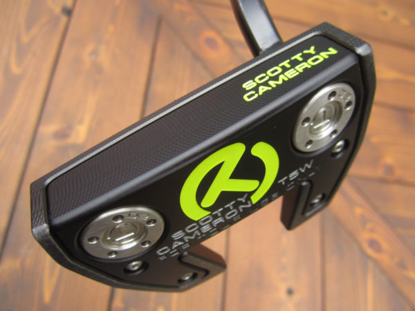 scotty cameron tour only black futura t5w justin thomas welded 2.5 neck circle t putter golf club