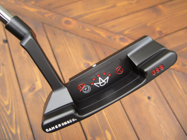 scotty cameron tour only black gss cameron and co newport 2 crown smiley hat circle t 350g with sight dot
