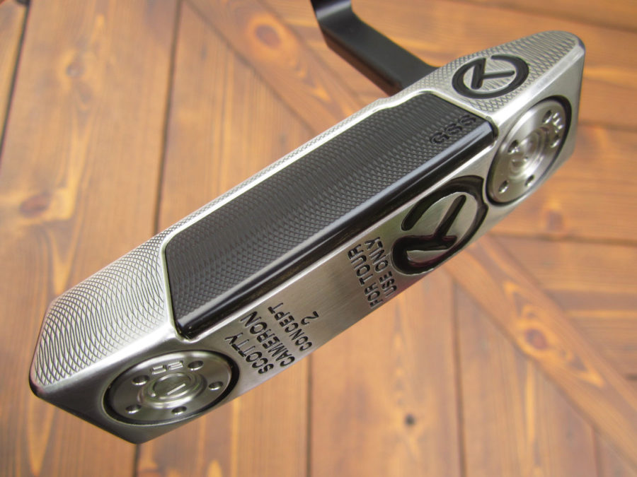 scotty cameron tour only concept newport 2 black and silver two tone circle t putter 360g golf club