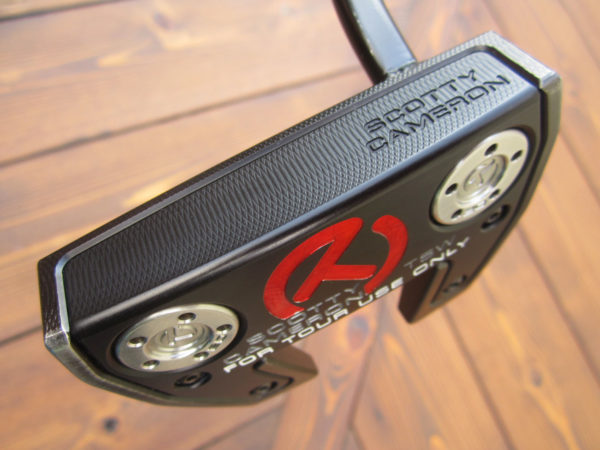 scotty cameron tour only black futura t5w with welded 2.5 neck justin thomas black shaft circle t putter golf club