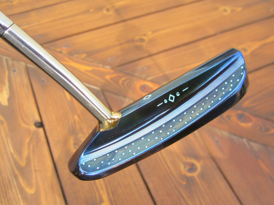 scotty cameron tour putter garage gss welded pencil neck chromatic blue finish circle t tiffany paint and grip
