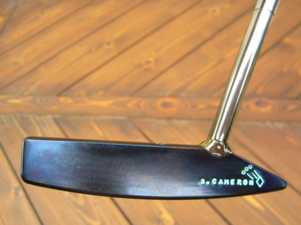 scotty cameron tour putter garage gss welded pencil neck chromatic blue finish circle t tiffany paint and grip