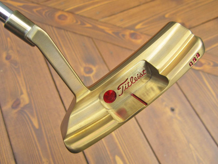 scotty cameron tour only gss chromatic bronze circa 62 3 tiger woods cherry bomb vertical stamping script titleist circle t 350g putter golf club