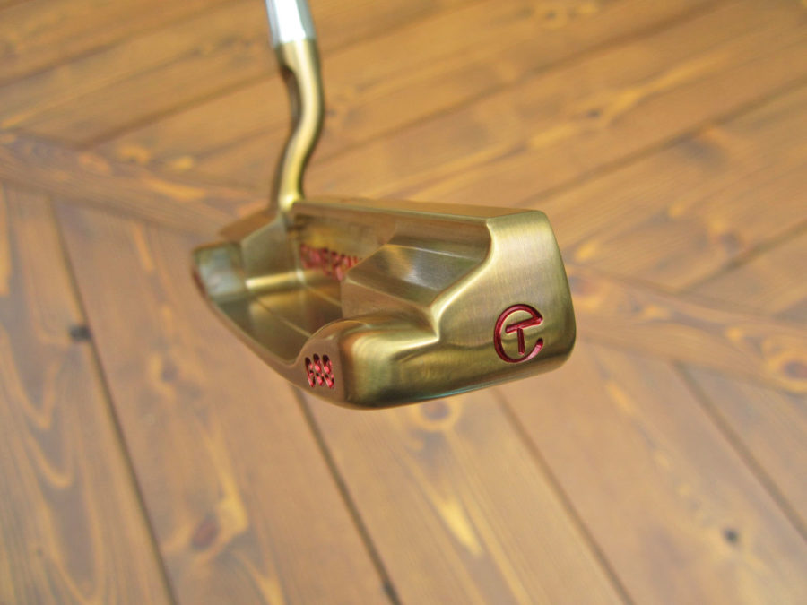 scotty cameron tour only gss chromatic bronze newport 1.5 tiger woods cherry bomb vertical stamping script titleist circle t 350g putter golf club