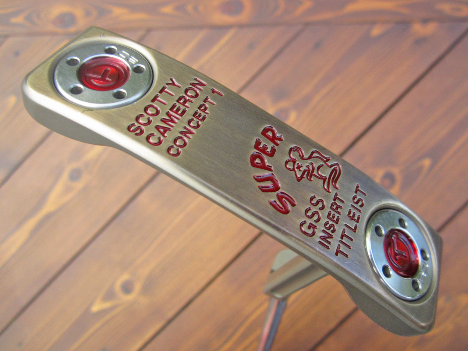 Putter à Insert Scotty Cameron Circle T Super GSS Insert Putter 1