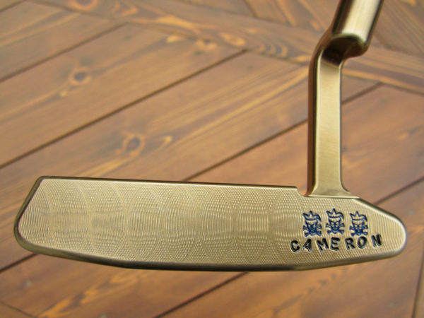 scotty cameron tour only gss chromatic bronze timeless newport 2 circle t 340g jester skulls putter golf club