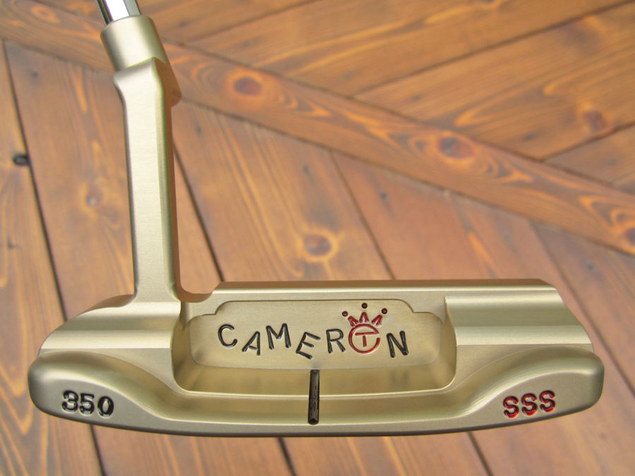 scotty cameron tour only masterful 009m sss chromatic bronze hot head harry circle t putter golf club
