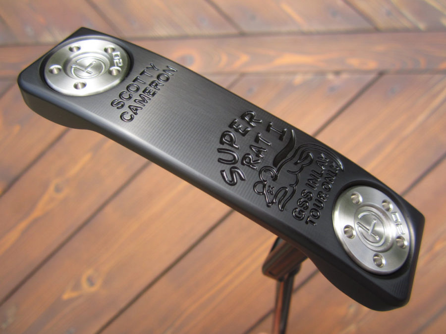 scotty cameron tour putter black masterful super rat gss insert circle t with black shaft
