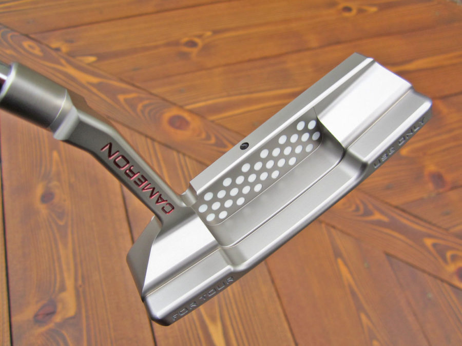 scotty cameron tour only sss silver t22 newport 2 terylium circle t with tiger woods style sight dot 340g putter golf club