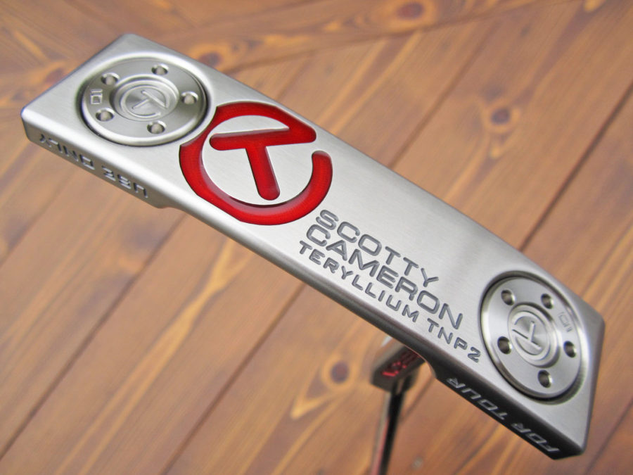 scotty cameron tour only sss silver t22 newport 2 terylium circle t with tiger woods style sight dot 340g putter golf club