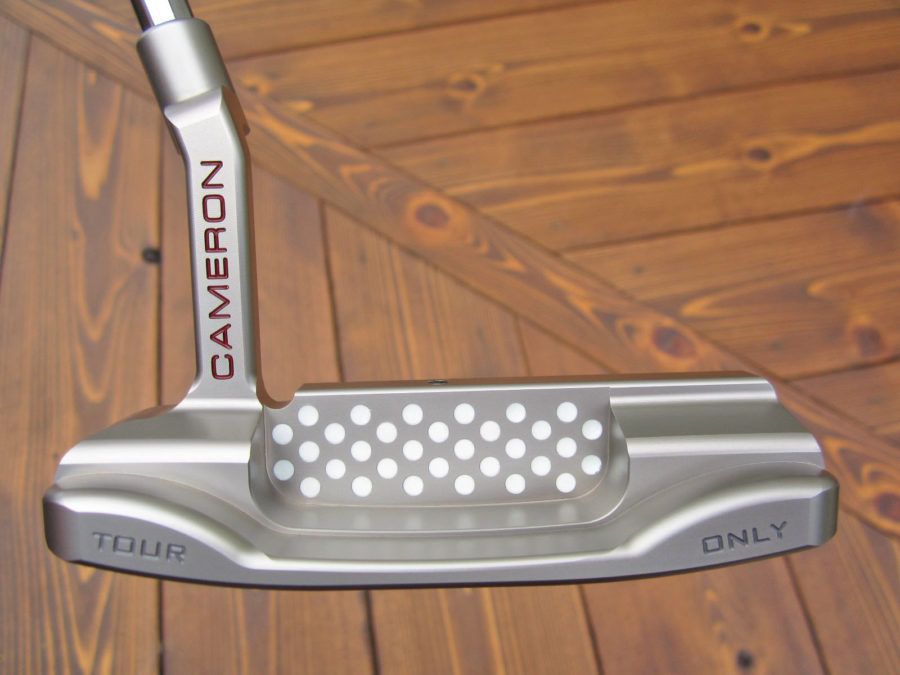 scotty cameron tour only silver sss t22 newport terylium circle t 360g with sight dot golf club
