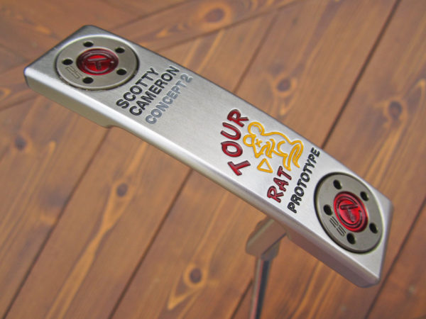 scotty cameron tour only sss tour rat concept 2 prototype circle t with sight dot putter golf club