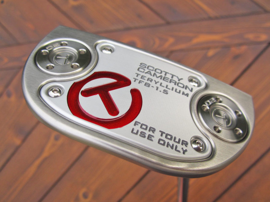 scotty cameron tour only fastback 1.5 t22 sss silver terylium circle t 360g