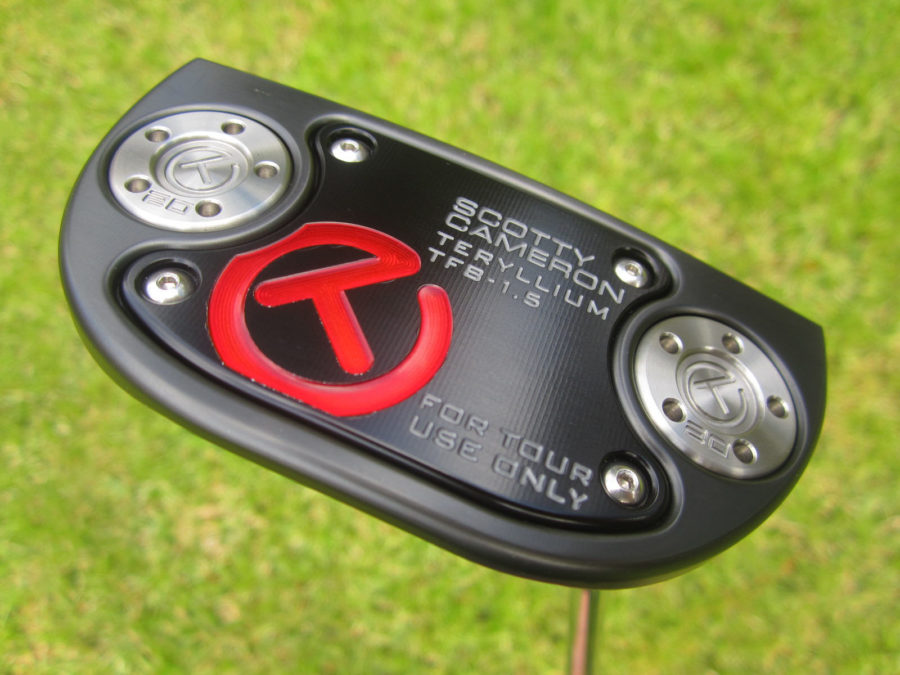 scotty cameron tour only black t22 fastback 1.5 terylium circle t 360g putter golf club