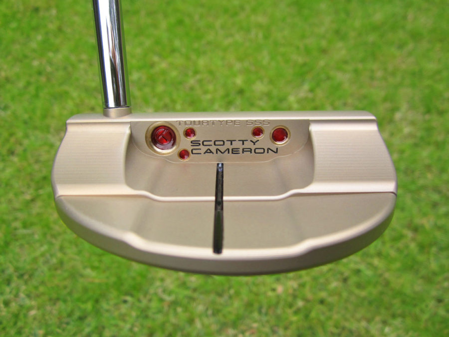 scotty cameron tour only chromatic bronze flowback 5 circle t 360g putter golf club