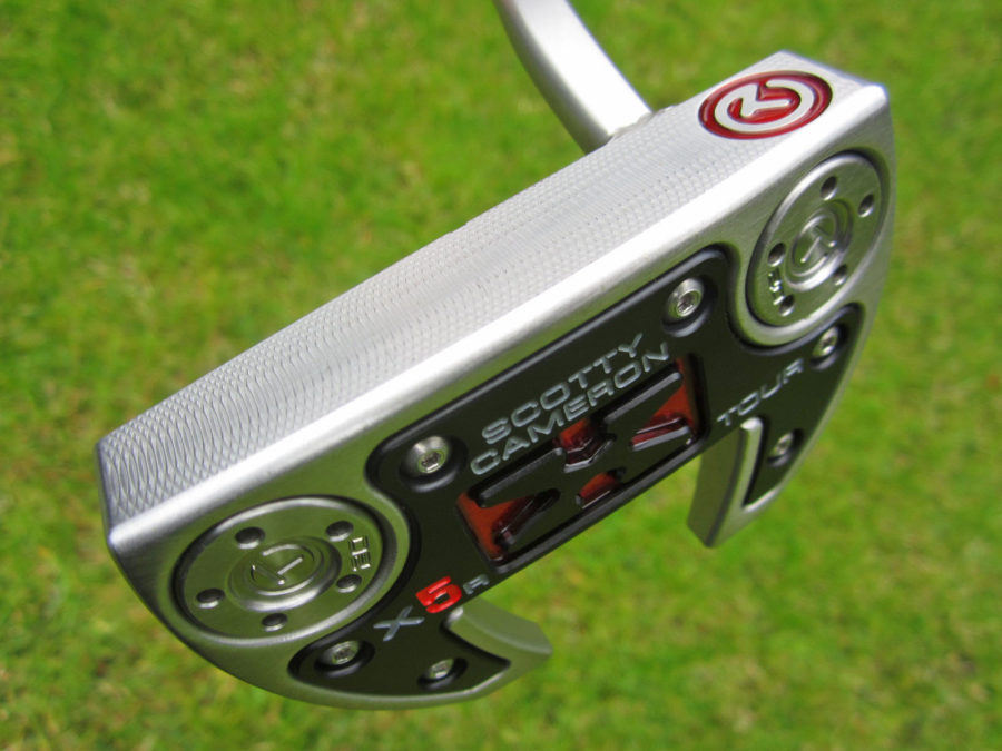 scotty cameron tour only futura x5r justin thomas welded 2.5 neck circle t putter golf club