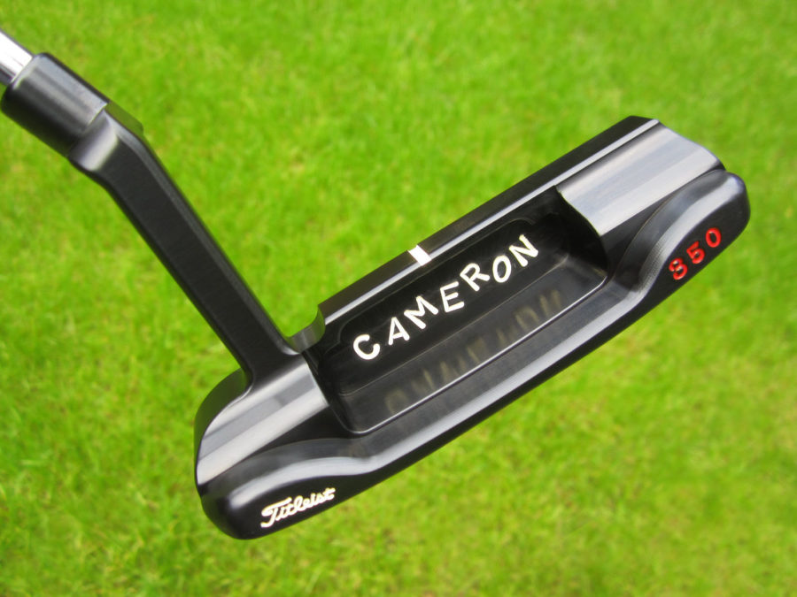 scotty cameron tour only carbon brushed black masterful 009m 350g circle t with jordan spieth style stamps jackpot johnny putter golf club