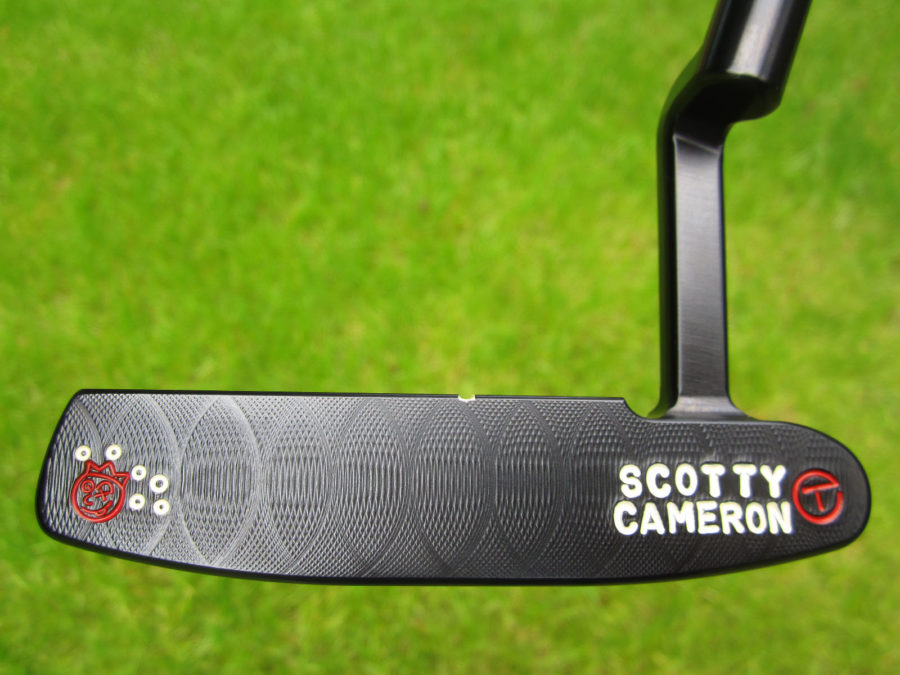 scotty cameron tour only carbon brushed black masterful 009m 350g circle t with jordan spieth style stamps jackpot johnny putter golf club