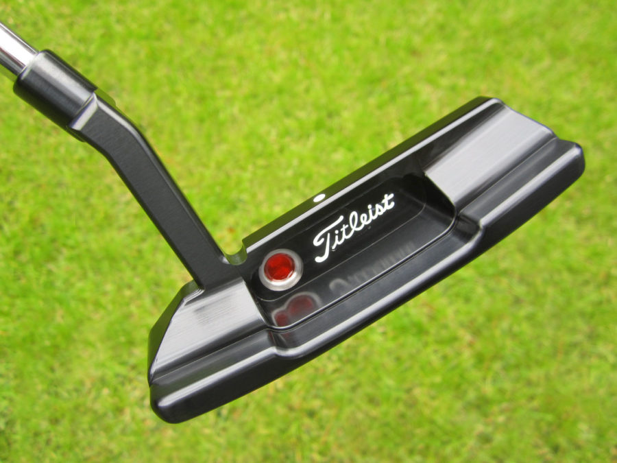 scotty cameron tour only carbon brushed black timeless t2 newport 2 circle t 350g with tiger woods stamps putter golf club