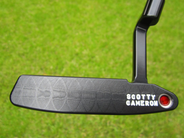 scotty cameron tour only carbon brushed black timeless t2 newport 2 circle t 350g with tiger woods stamps putter golf club