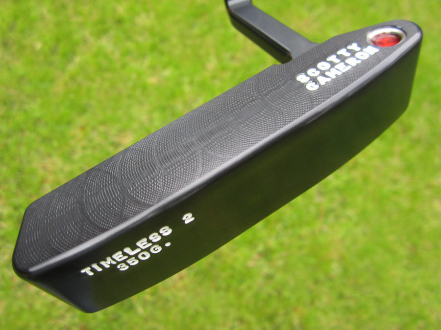 scotty cameron tour only carbon brushed black timeless t2 newport 2 circle t 350g with tiger woods stamps putter golf club