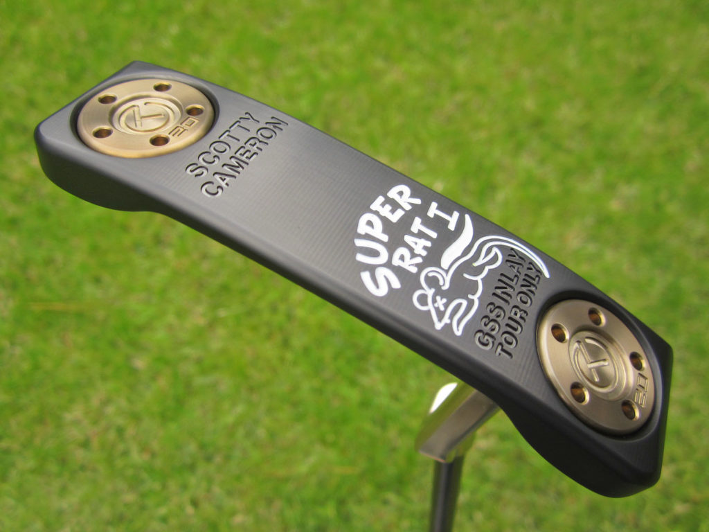 Putter Scotty Cameron Tour Use Only Circle T GSS Newport Noir 34 Pouces