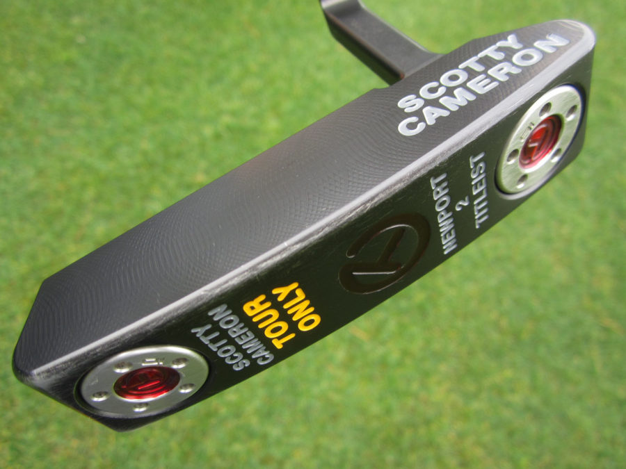 scotty cameron tour only black newport 2 select circle t naked putter golf club