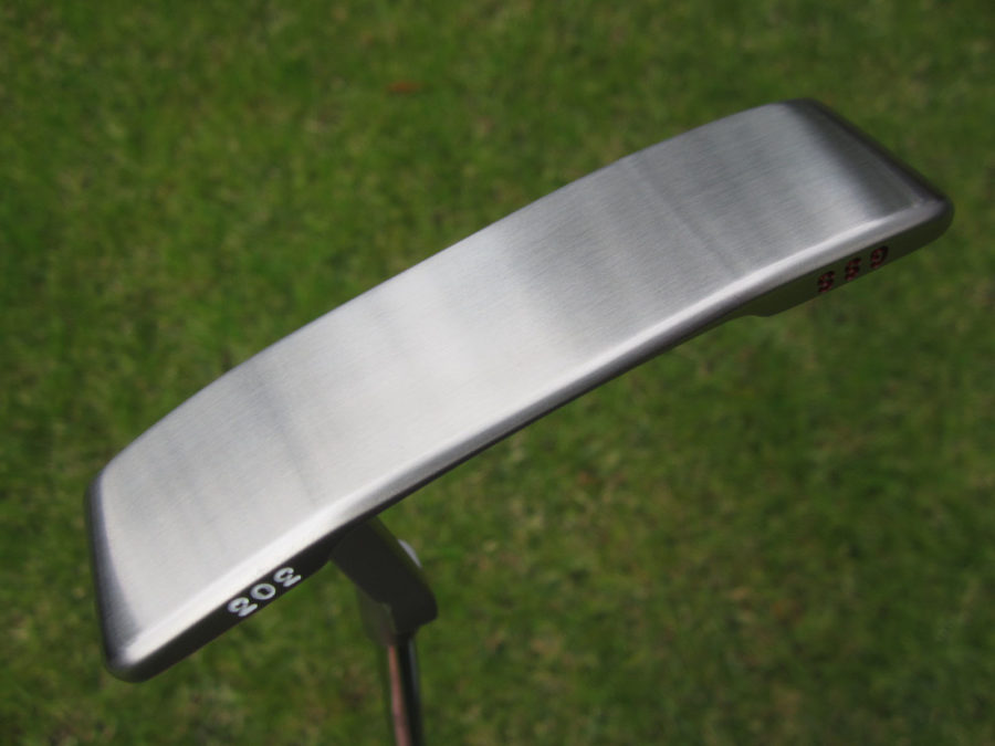 scotty cameron tour only left handed brian harmon gss newport 2 circle t with welded plumbers neck putter golf club