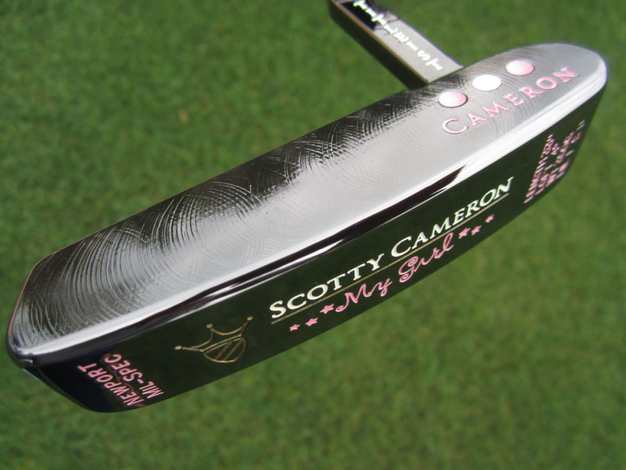 scotty cameron limited edition 2002 my girl black pearl newport 350g