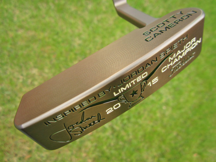 scotty cameron limited edition inspired by jordan spieth chromatic bronze newport 009 350g putter golf club