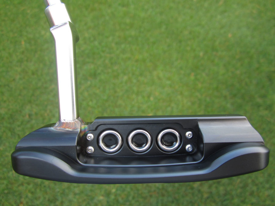 scotty cameron tour only two tone masterful super rat gss circle t black and silver sss 360g putter golf club