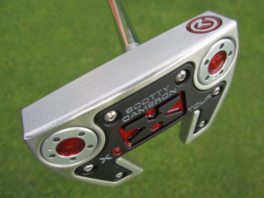 scotty cameron tour only sss futura x5 justin thomas circle t welded centershaft putter