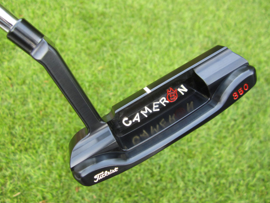 scotty cameron tour only carbon brushed black masterful 009m circle t 350g jordan spieth with hot head harry and jackpot johnny putter golf club