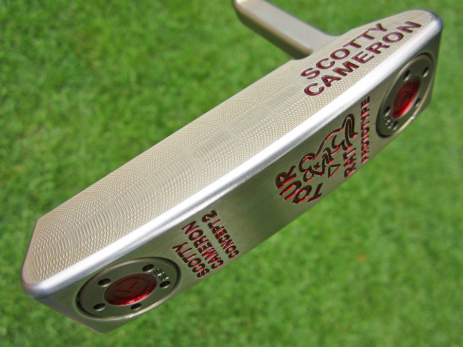 scotty cameron tour only chromatic bronze sss tour rat concept 2 circle t 360g with black shaft putter golf club