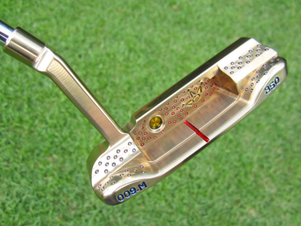 scotty cameron tour only sss masterful 009m fancy back circle t with snow chromatic bronze 350g putter golf club