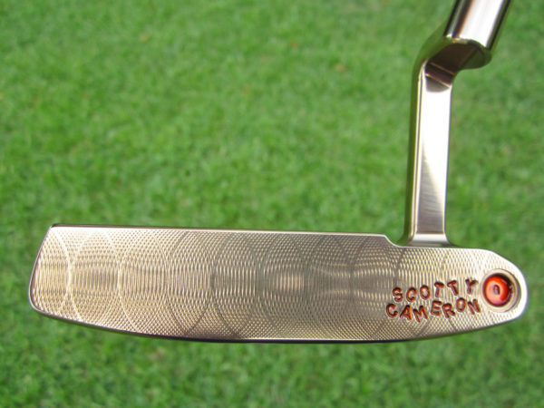 scotty cameron tour only sss masterful 009m fancy back circle t with snow chromatic bronze 350g putter golf club