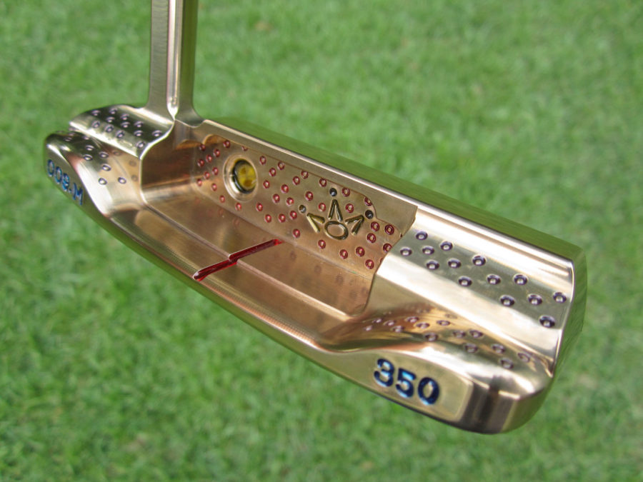 scotty cameron tour only sss masterful 009m fancy back circle t with snow chromatic bronze 350g putter golf club