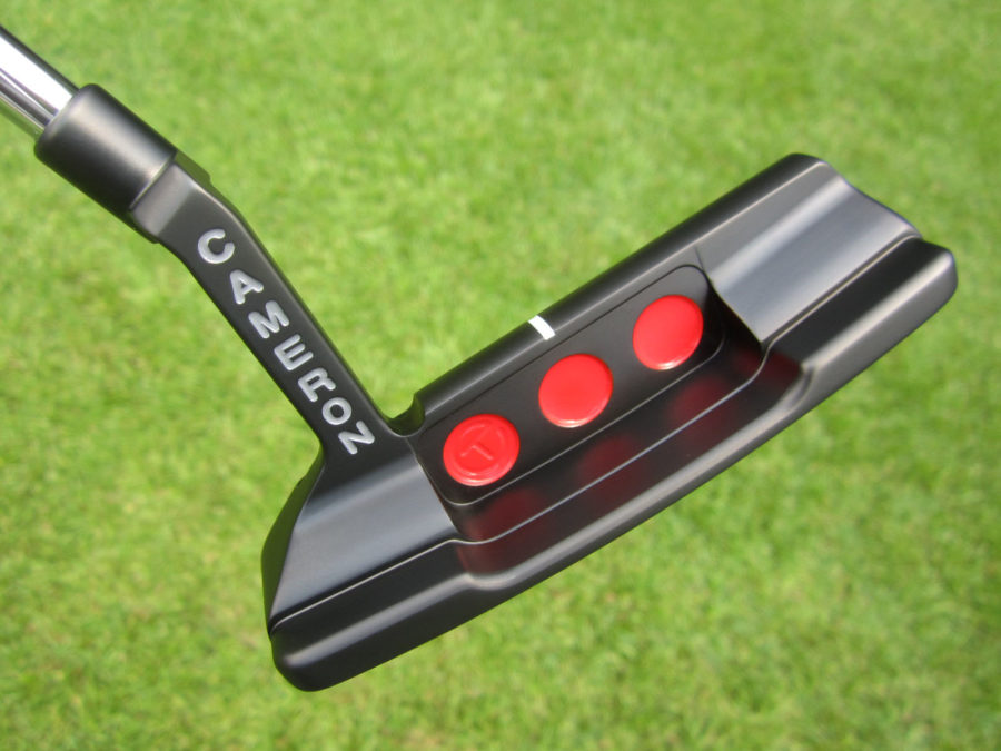 scotty cameron tour only black newport 2 studio select circle t with top line putter golf club
