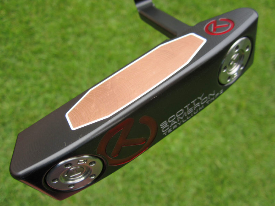 scotty cameron tour only black t22 newport 2 circle t 340g putter used golf club