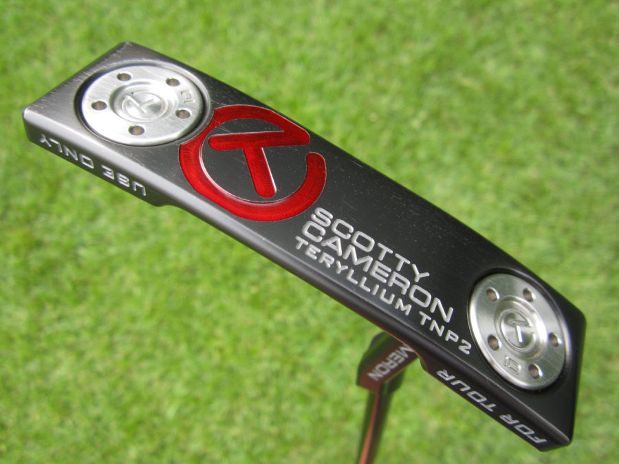 scotty cameron tour only black t22 newport 2 circle t 340g putter used golf club