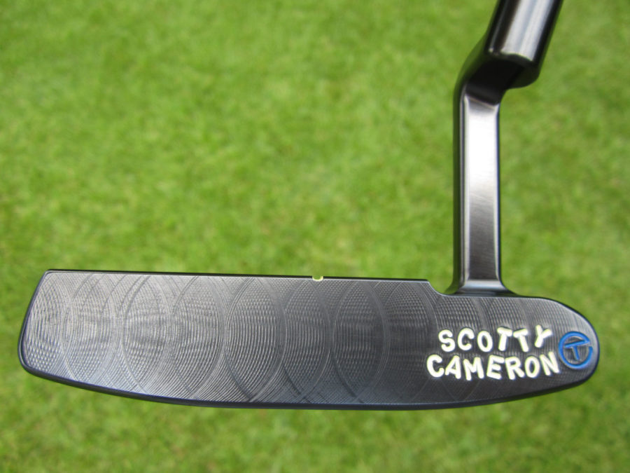 scotty cameron tour only carbon steel brushed black masterful 009m circle t 350g script titleist with top line putter golf club