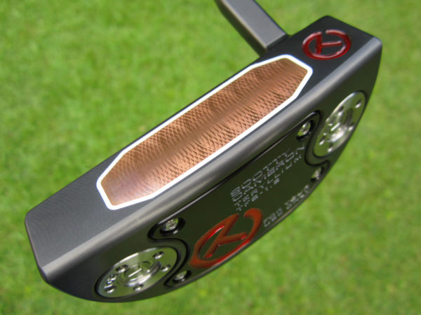 scotty cameron tour only black fastback 1.5 t22 terylium circle t with naked head design 360g putter golf club