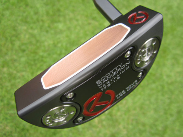 scotty cameron tour only black t22 fastback 1.5 terylium circle t 360g putter with top line golf club