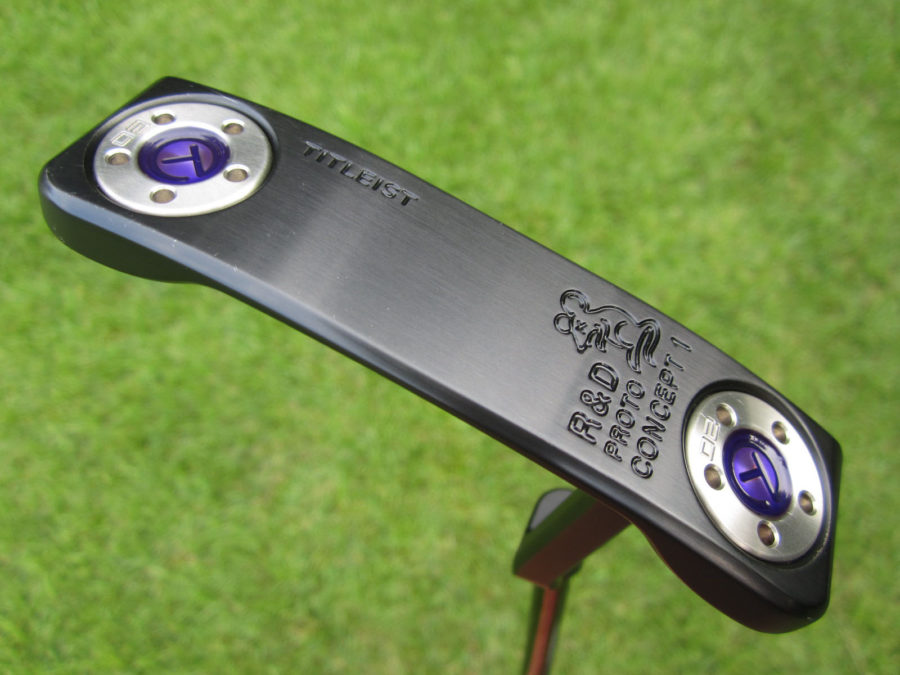 scotty cameron tour only tour rat black circle t 360g with dual sight lines and sight circle putter golf club